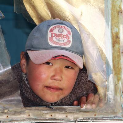 kyrgyzstan nomads boy camper central Asia  