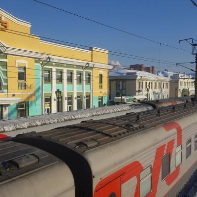 russia Ulan Ude Train station trans Siberia 