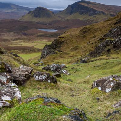 Scotland, landscape, Skye, landschap, highlands, Quiraing