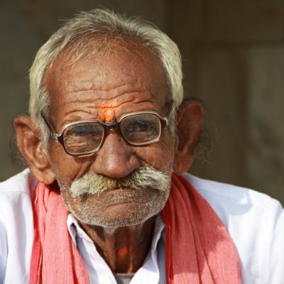 India Rajasthan men portrait Bikaner