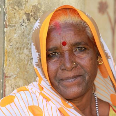 India Rajasthan women portrait amber fort 
