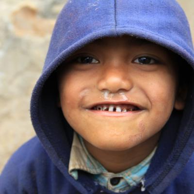 Nepal Bandipur boy portret 