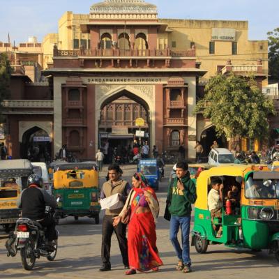 India Jodhpur city rickshaw  